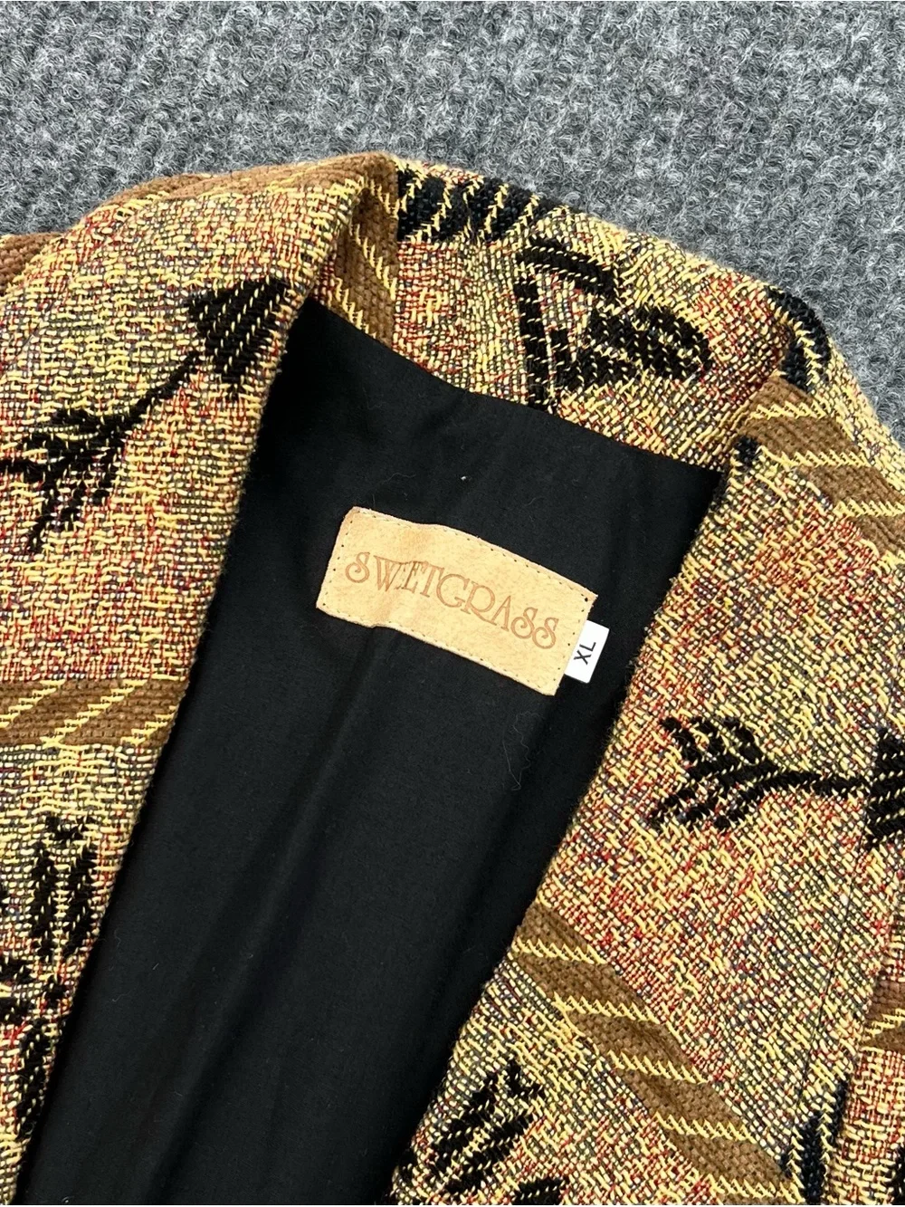 Vintage Western Tapestry Vest